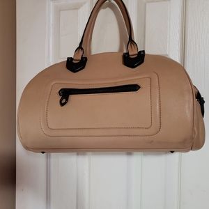 orYany tan leather satchel